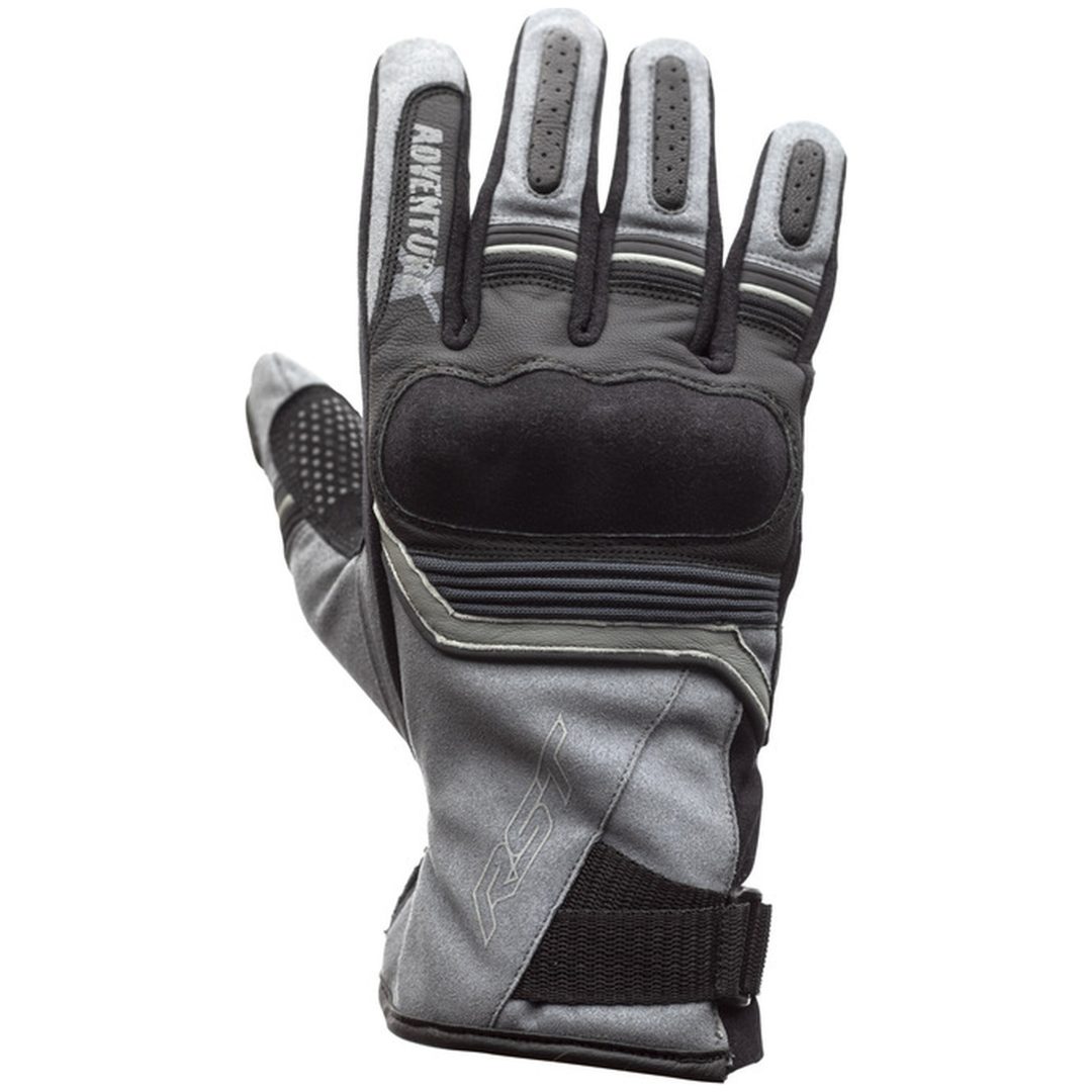 MC-Handsker Adventure-X CE Læder/Tekstil Grå RST s