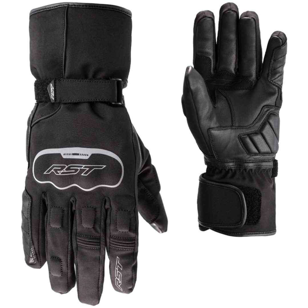 MC-Handsker Axiom Waterproof CE Læder/Tekstil Sort RST XS – billede 5