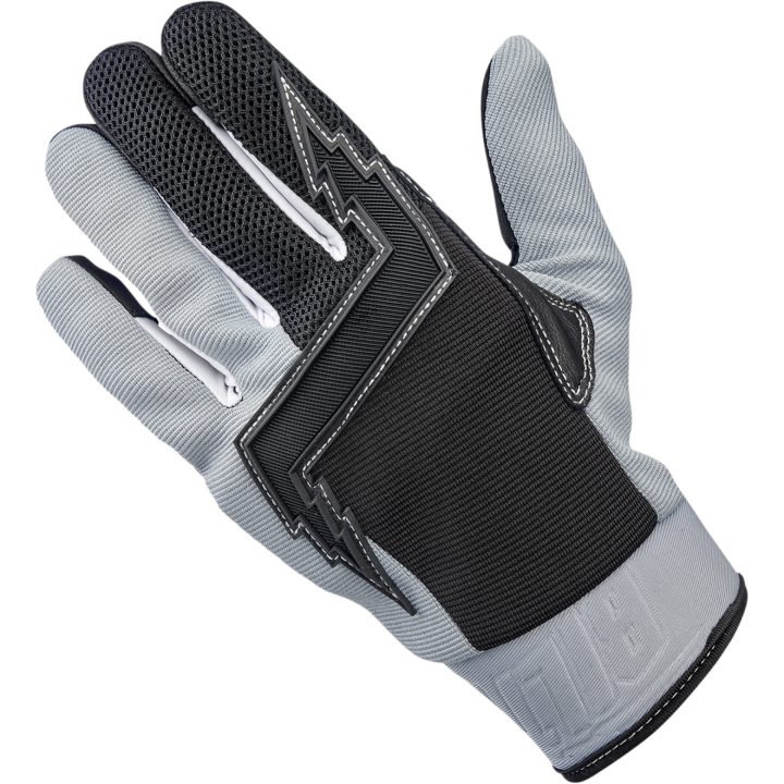 MC-Handsker Baja Sort/Grå BILTWELL XS – billede 8