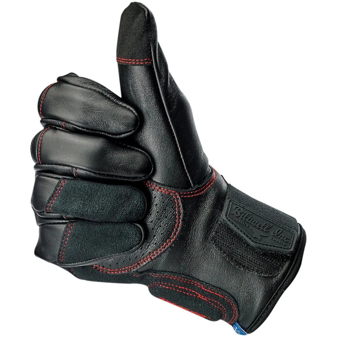MC-Handsker Belden Redline Sort BILTWELL XS – billede 3