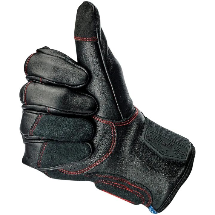 MC-Handsker Belden Redline Sort BILTWELL XS – billede 3