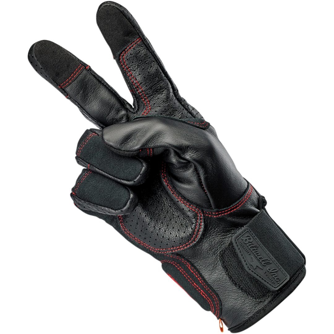 MC-Handsker Borrego Redline Sort BILTWELL XS – billede 3
