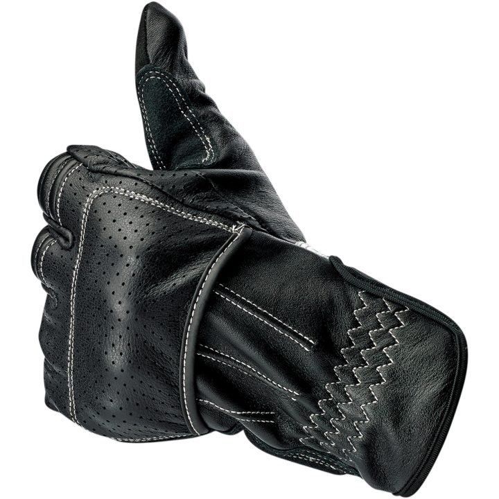 MC-Handsker Borrego Sort/Grå BILTWELL XS – billede 8