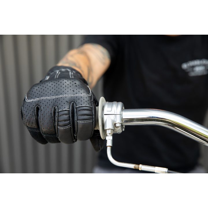 MC-Handsker Borrego Sort/Grå BILTWELL XS – billede 3