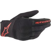 MC-handsker Copper Sort/fluorescerende Rød ALPINESTARS