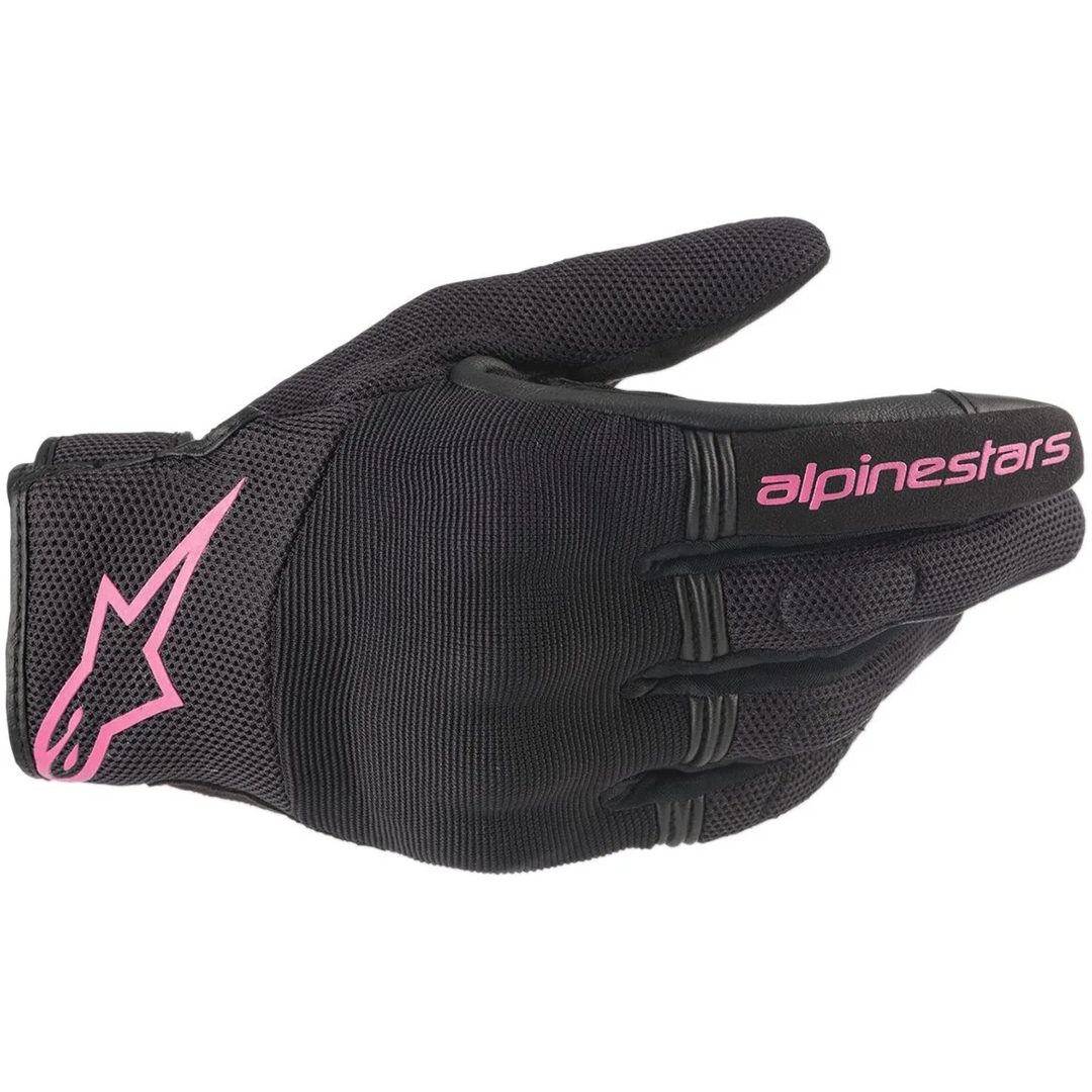 MC-handsker Dame Stella Copper Sort/fuchsia ALPINESTARS XS