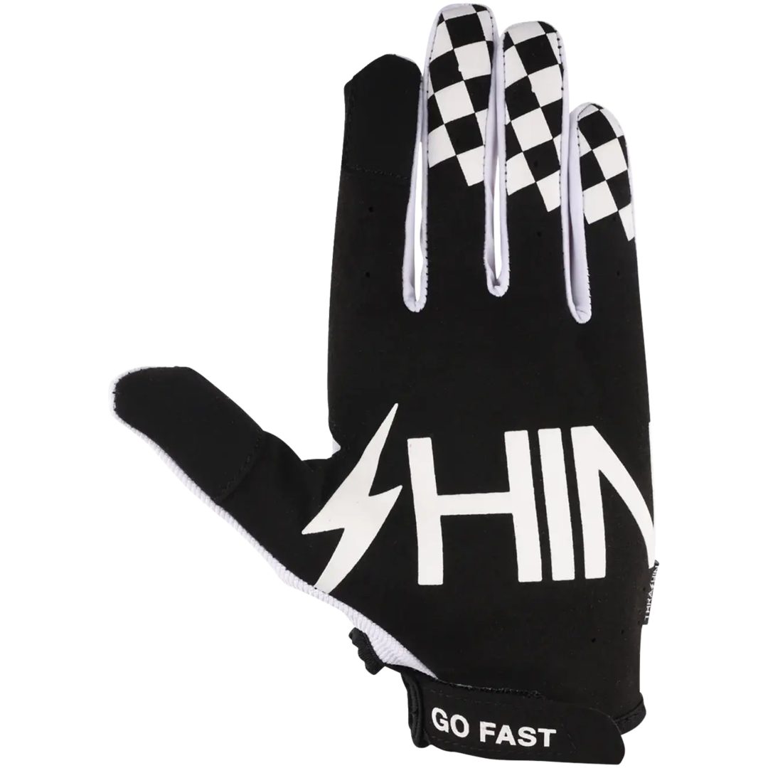MC-Handsker Go Fast Stealth Sort Hvid THRASHIN SUPPLY CO. – billede 5