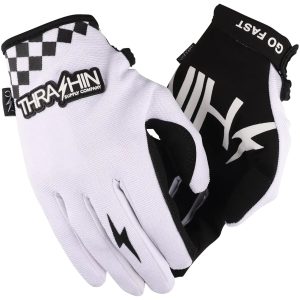 MC-Handsker Go Fast Stealth Sort Hvid THRASHIN SUPPLY CO.
