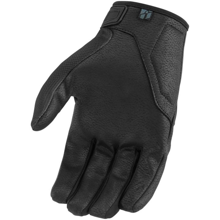 MC-Handsker Hooligan CE Kort Sort ICON Small – billede 3