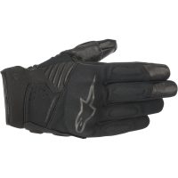 MC-Handsker Kort Faster Sort Alpinestars