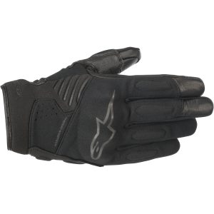 MC-Handsker Kort Faster Sort Alpinestars