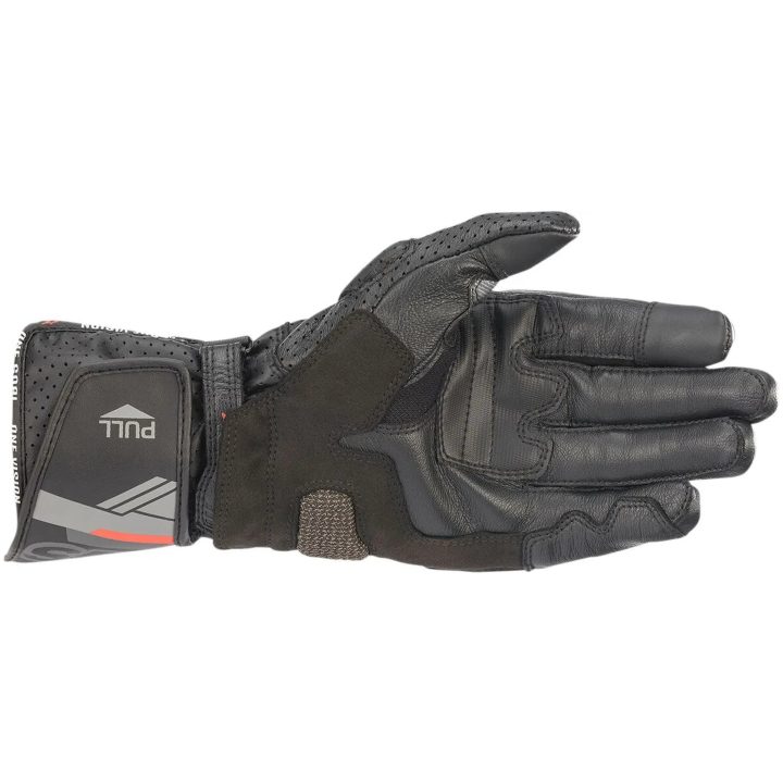 MC-handsker Læder Sp-8 V3 Sort/grå/hvid ALPINESTARS Medium – billede 2