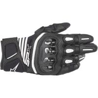 MC-handsker Læder/tekstil Spx Air Carbon V2 Sort ALPINESTARS