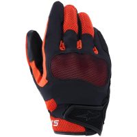 MC-Handsker Mogress Airflow Sort/Mørkerød ALPINESTARS