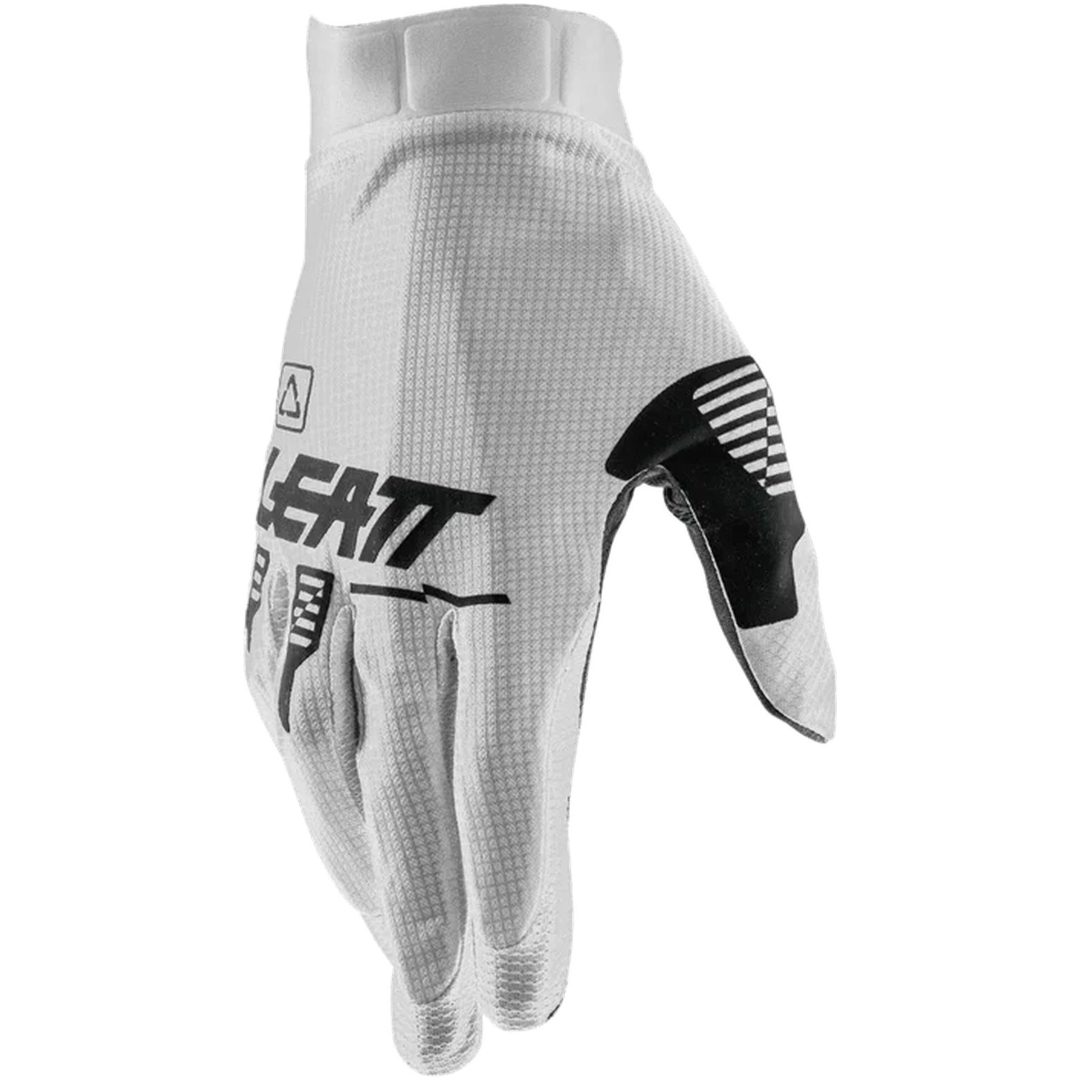 MC-Handsker Moto 1.5 Hvid Leatt M (EU 6.5 / US 7.5) – billede 2