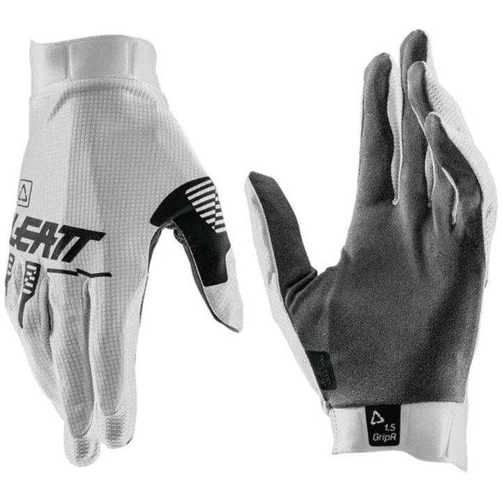 MC-Handsker Moto 1.5 Hvid Leatt M (EU 6.5 / US 7.5) – billede 4
