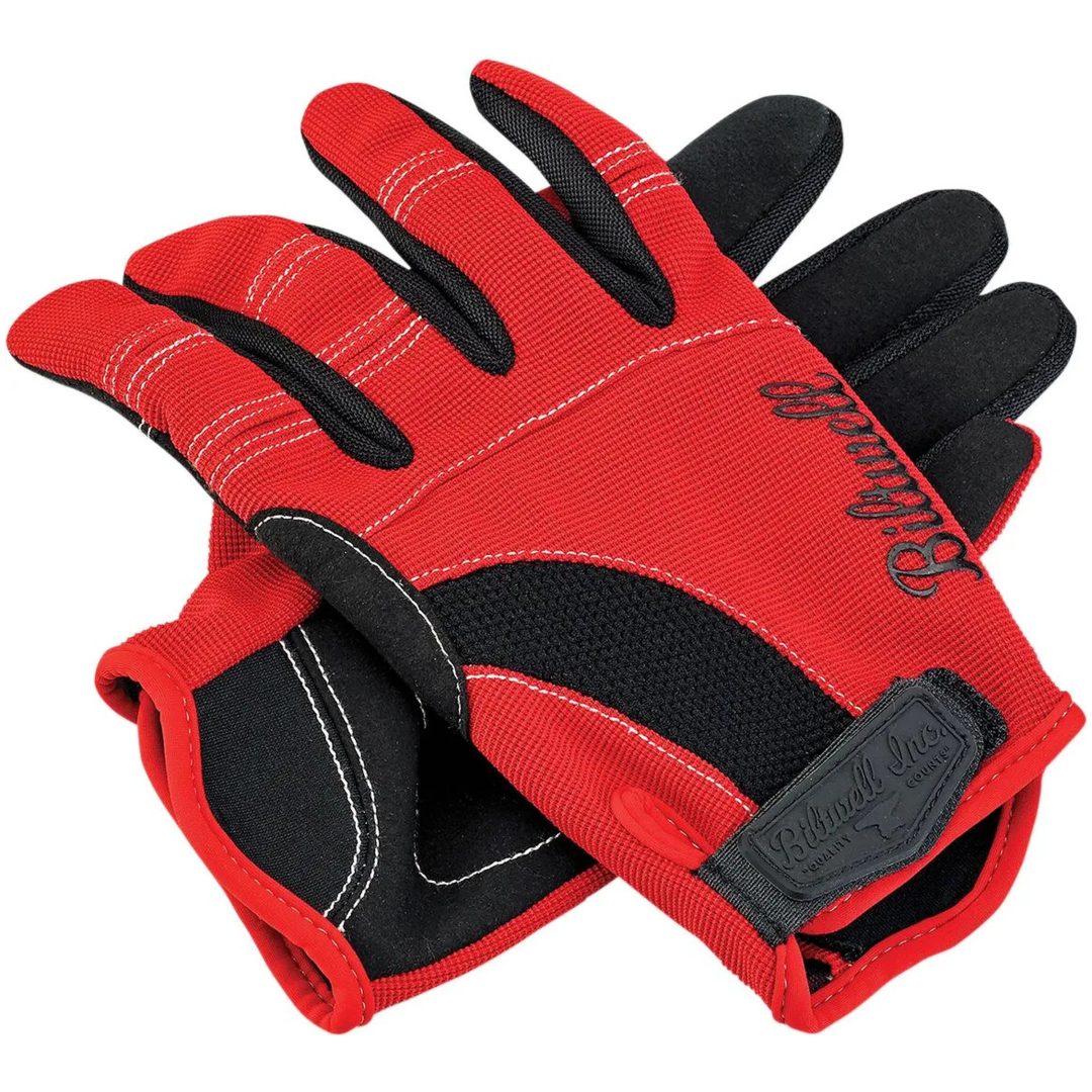 MC-Handsker Moto Kort Rød/Sort BILTWELL XS – billede 3