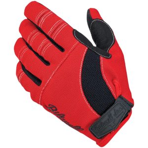 MC-Handsker Moto Kort Rød/Sort BILTWELL