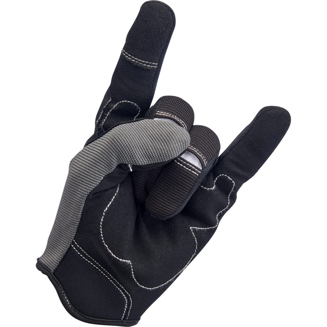 MC-handsker Moto Sort/grå BILTWELL Handsker – billede 4