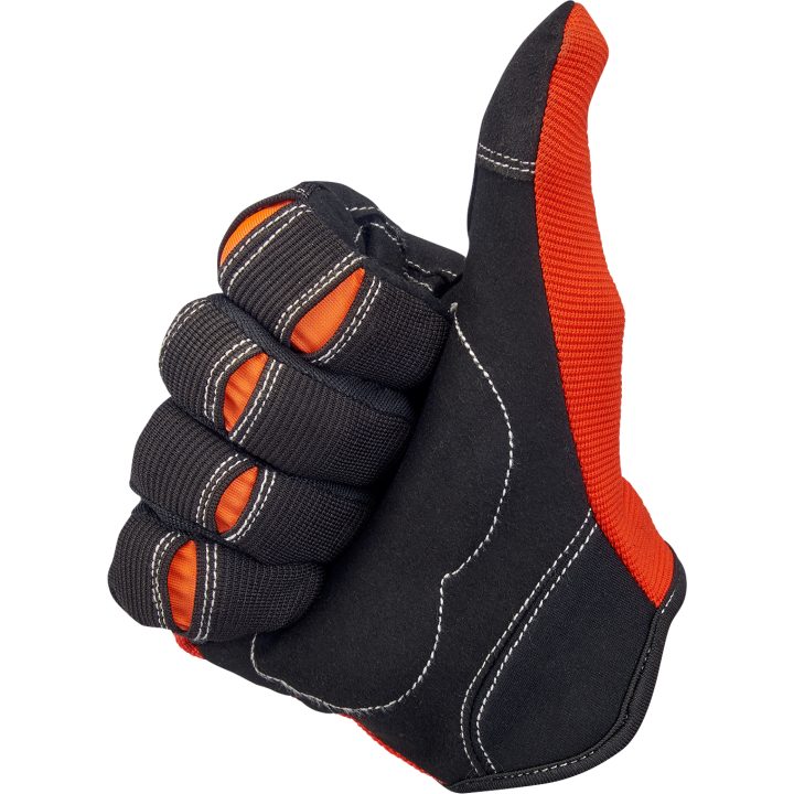 MC-handsker Moto Sort/orange BILTWELL Handsker – billede 6