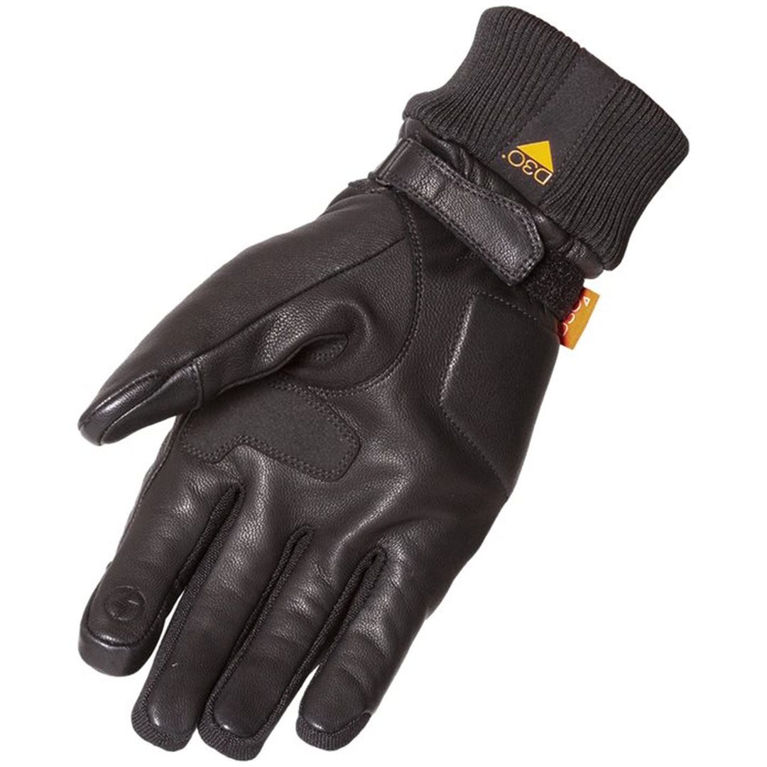 MC-handsker Nelson Hydro Læder Sort Merlin XXL – billede 2
