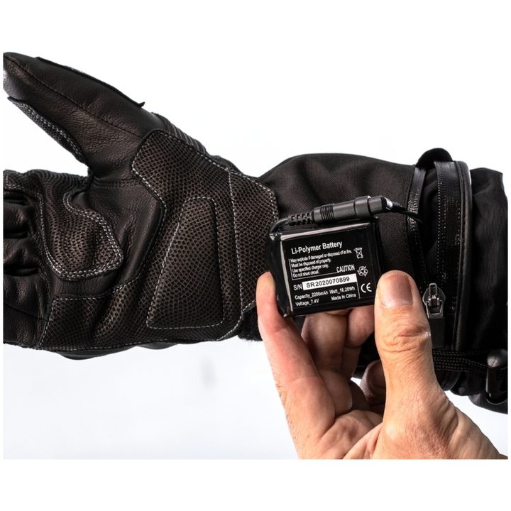 MC-Handsker Paragon 6 Heated/Waterproof CE Læder Sort RST L – billede 8