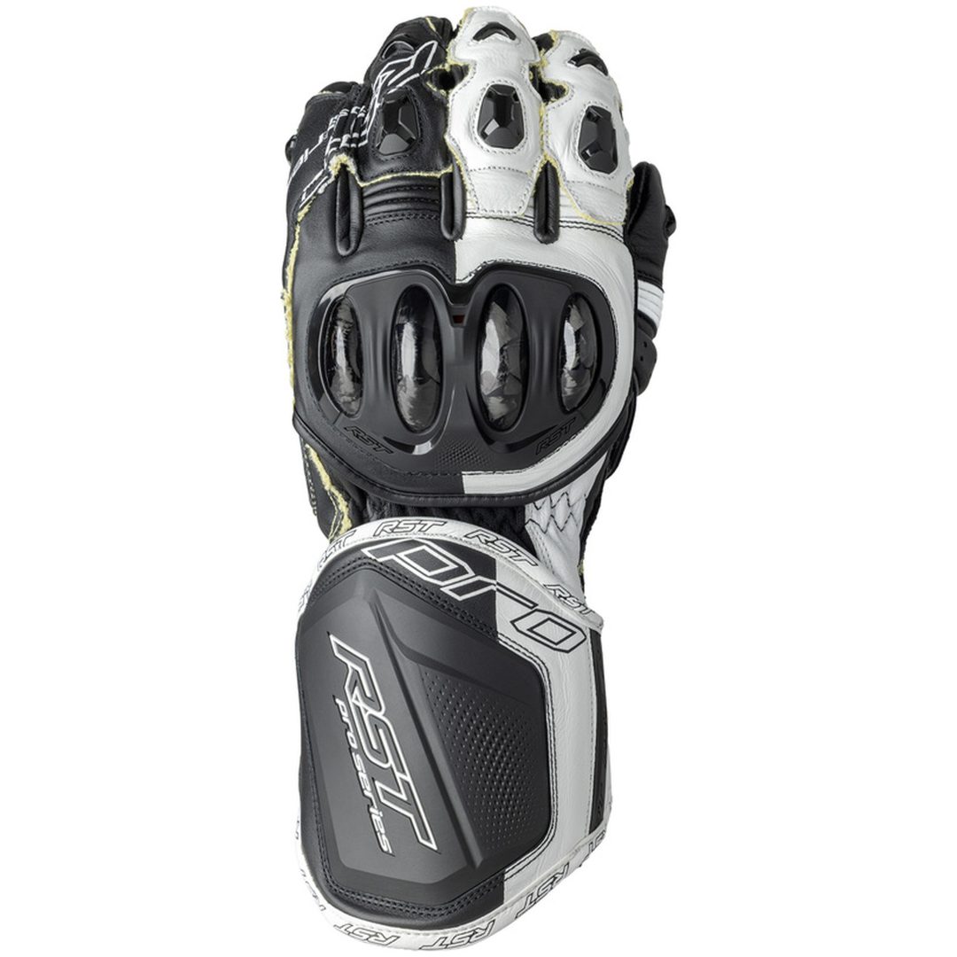 MC-Handsker Pro Series GP D3O Sort Hvid RST 7
