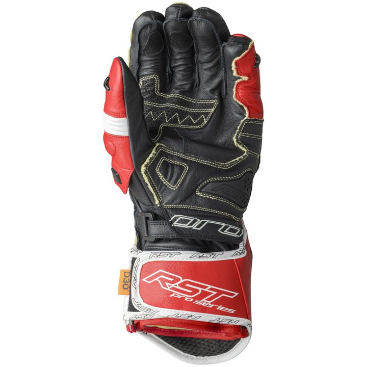 MC-Handsker Pro Series GP D3O Sort Rød RST 8 – billede 3