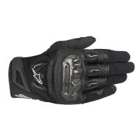 MC-Handsker SMX-2 Air Carbon V2 Sort ALPINESTARS