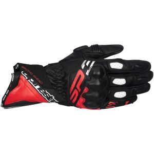 MC-Handsker SP-3 Læder Sort/Rød ALPINESTARS