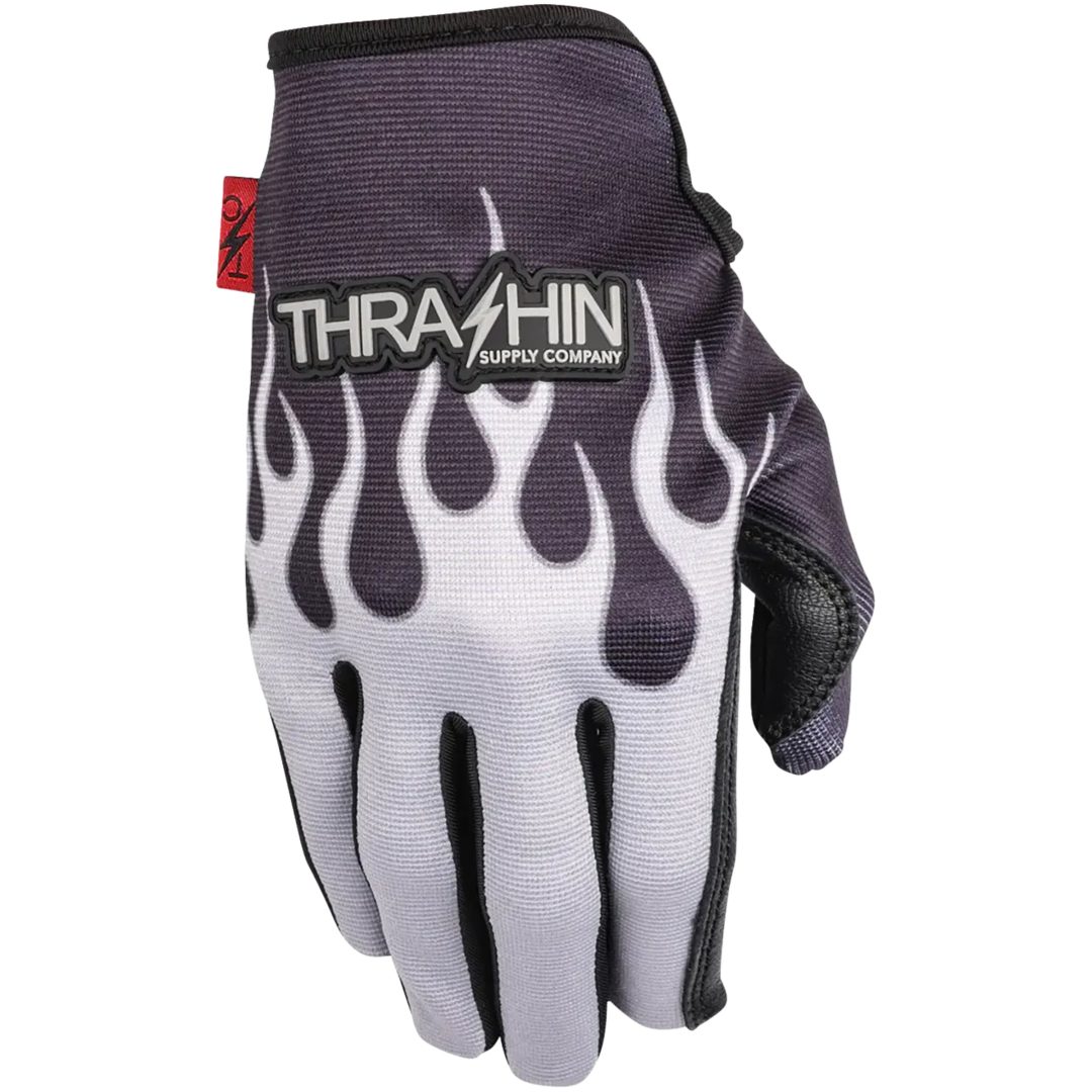 MC-Handsker Stealth Flame Sort Grå THRASHIN SUPPLY CO. – billede 3