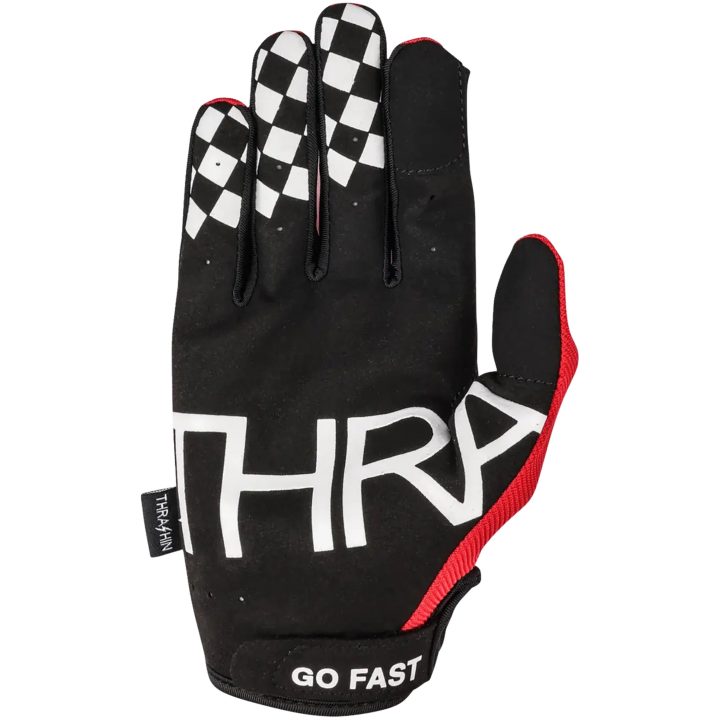 MC-Handsker Stealth Sort Rød Hvid THRASHIN SUPPLY CO. – billede 3