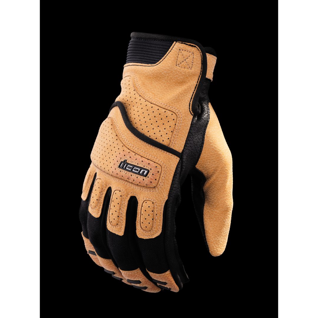 MC-Handsker Superduty3 Kort CE Sort/Brun ICON Small – billede 6