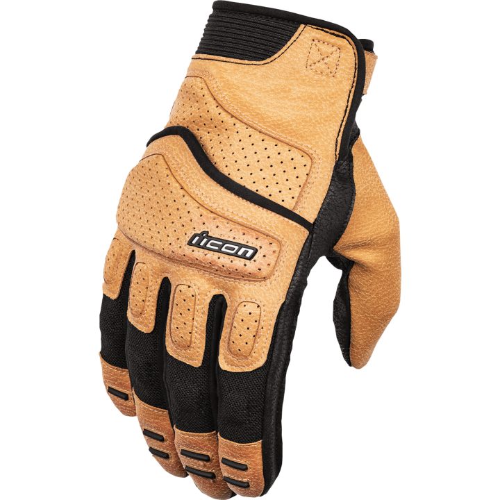 MC-Handsker Superduty3 Kort CE Sort/Brun ICON Small – billede 5