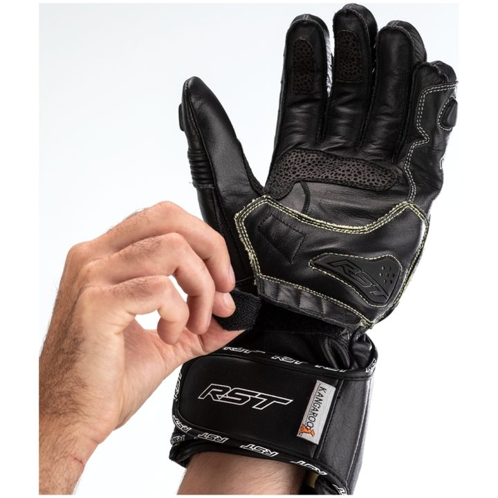 MC-Handsker Tractech EVO 4 CE Læder Sort RST s – billede 8
