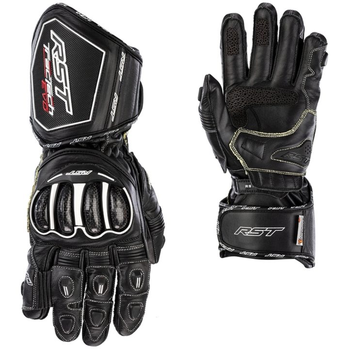 MC-Handsker Tractech EVO 4 CE Læder Sort RST s – billede 6