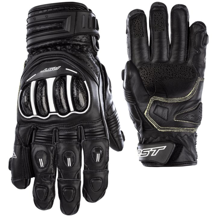 MC-Handsker Tractech EVO 4 Kort CE Læder Sort RST s – billede 4
