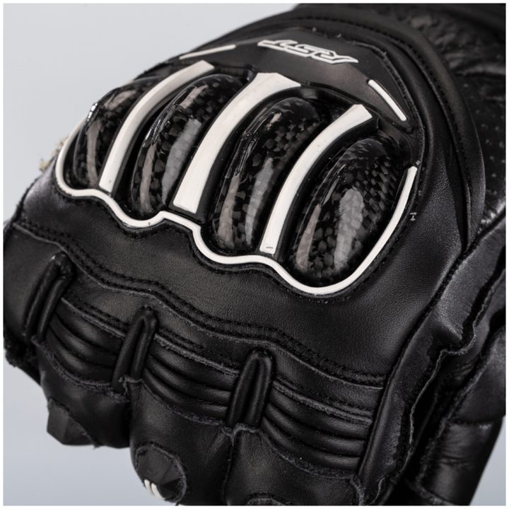 MC-Handsker Tractech EVO 4 Kort CE Læder Sort RST XL – billede 3