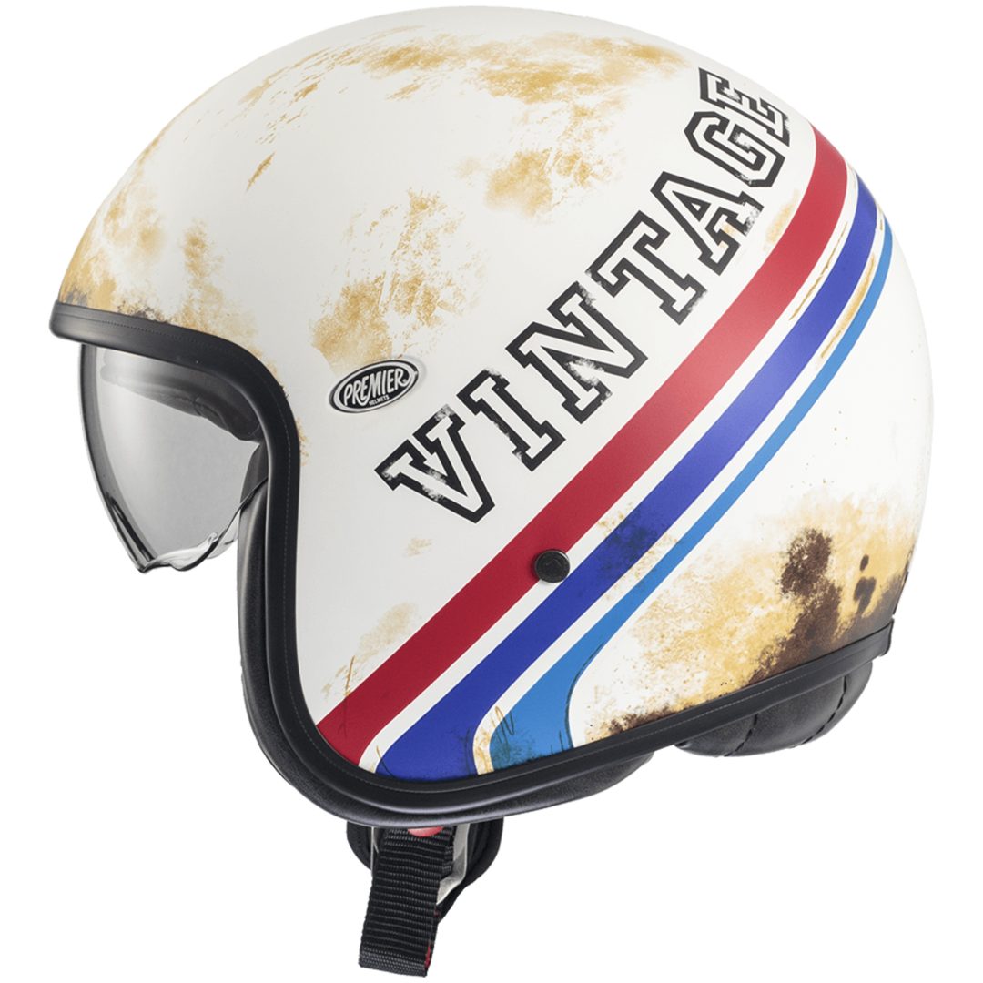 MC-hjelm Åben Vintage Btr 12bm Premier XS – billede 4