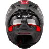 MC-Hjelm FF807 DRAGON Kulfiber Trax Rød/Hvid LS2 M – miniature 3