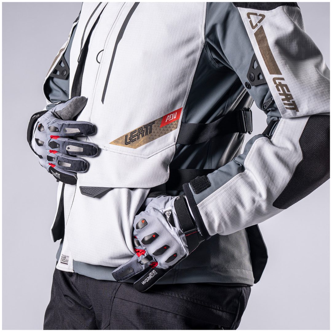 MC-Jakke ADV DriTour 5.5 Grå Leatt L / US42 / EU52 – billede 14