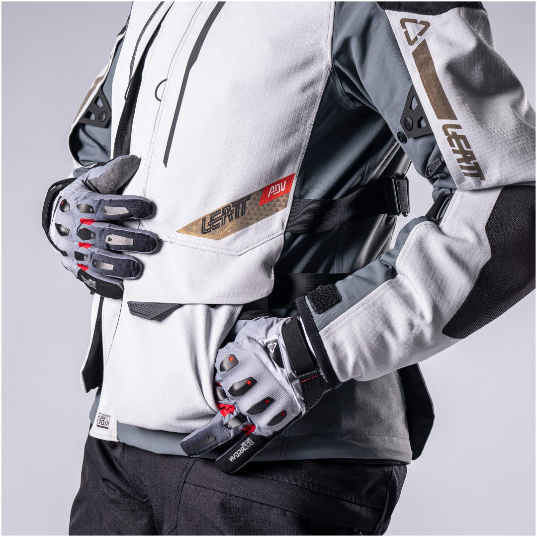 MC-Jakke ADV DriTour 5.5 Grå Leatt L / US42 / EU52 – billede 2