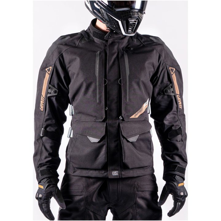 MC-Jakke ADV DriTour 5.5 Sort/Grå Leatt M / US40 / EU50 – billede 5