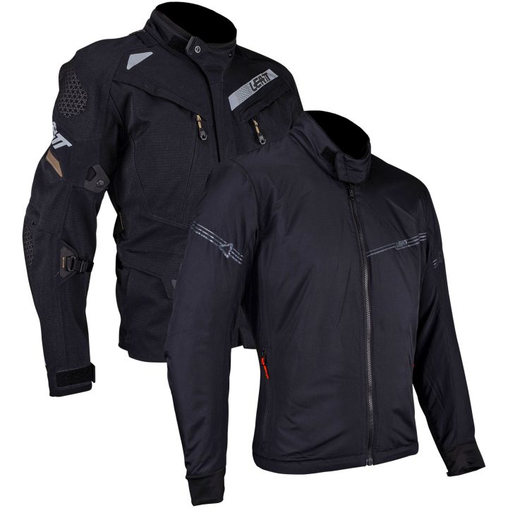 MC-Jakke ADV DriTour 7.5 Sort/Grå Leatt M / US40 / EU50 – billede 3