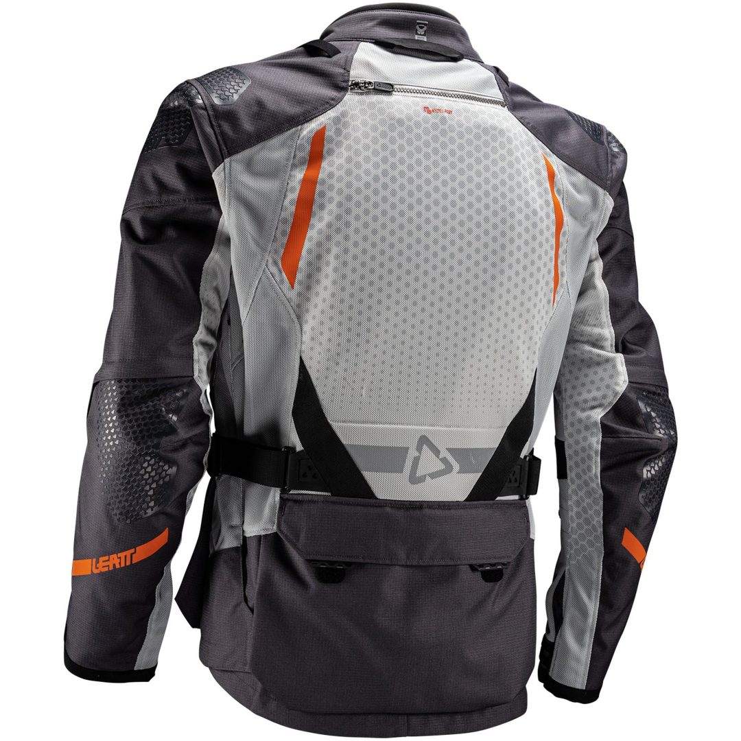 MC-Jakke ADV FlowTour 5.5 Tekstil Grå Leatt M / US40 / EU50 – billede 4