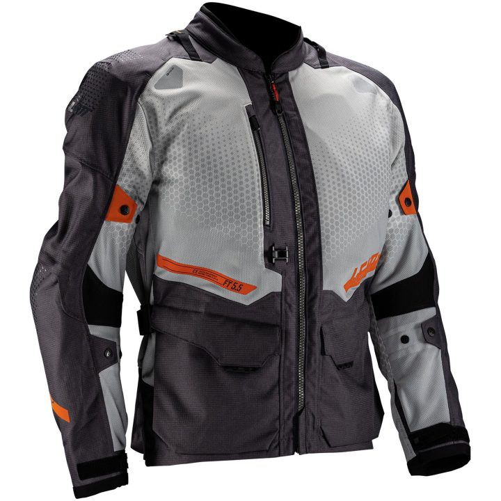 MC-Jakke ADV FlowTour 5.5 Tekstil Grå Leatt M / US40 / EU50 – billede 2