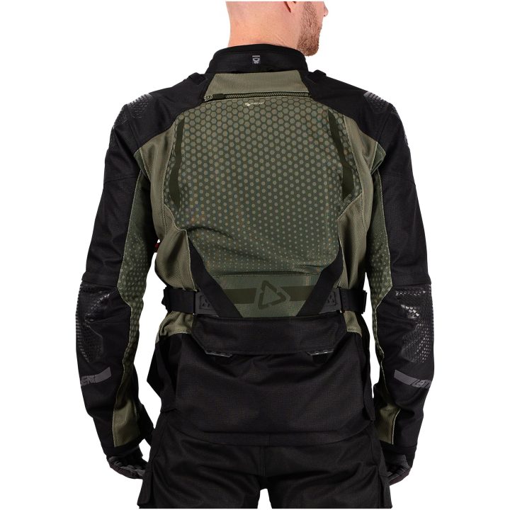 MC-Jakke ADV FlowTour 5.5 Tekstil Grøn Leatt XXL / US46 / EU56 – billede 7