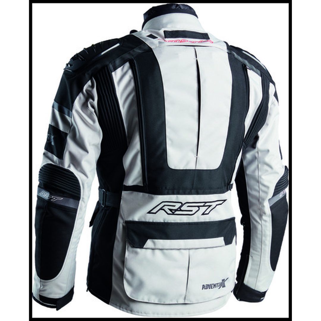 MC-Jakke Adventure-X Sølv/Sort RST s – billede 2