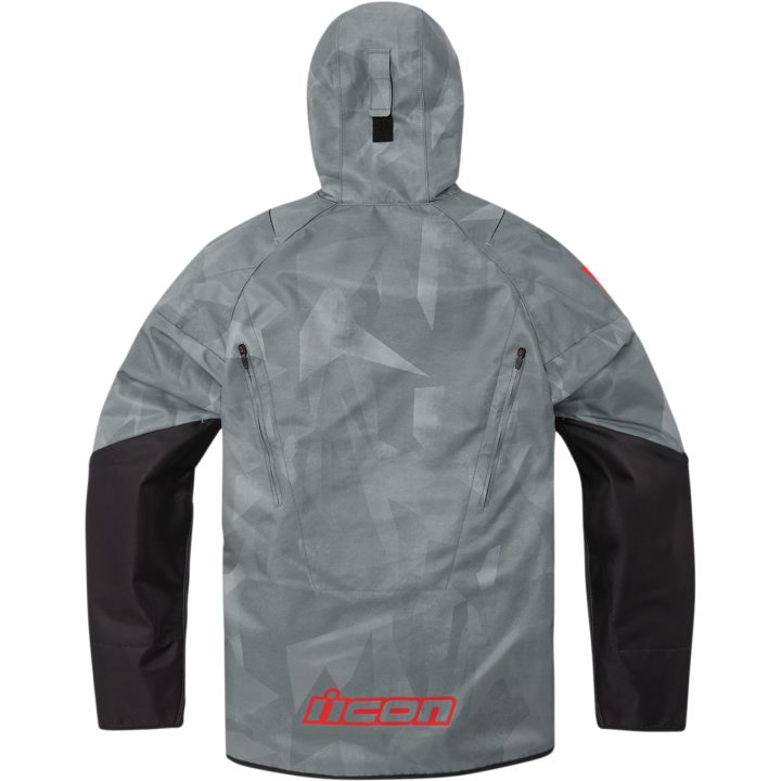 MC-Jakke Airform Battlescar CE Grå ICON Small – billede 2