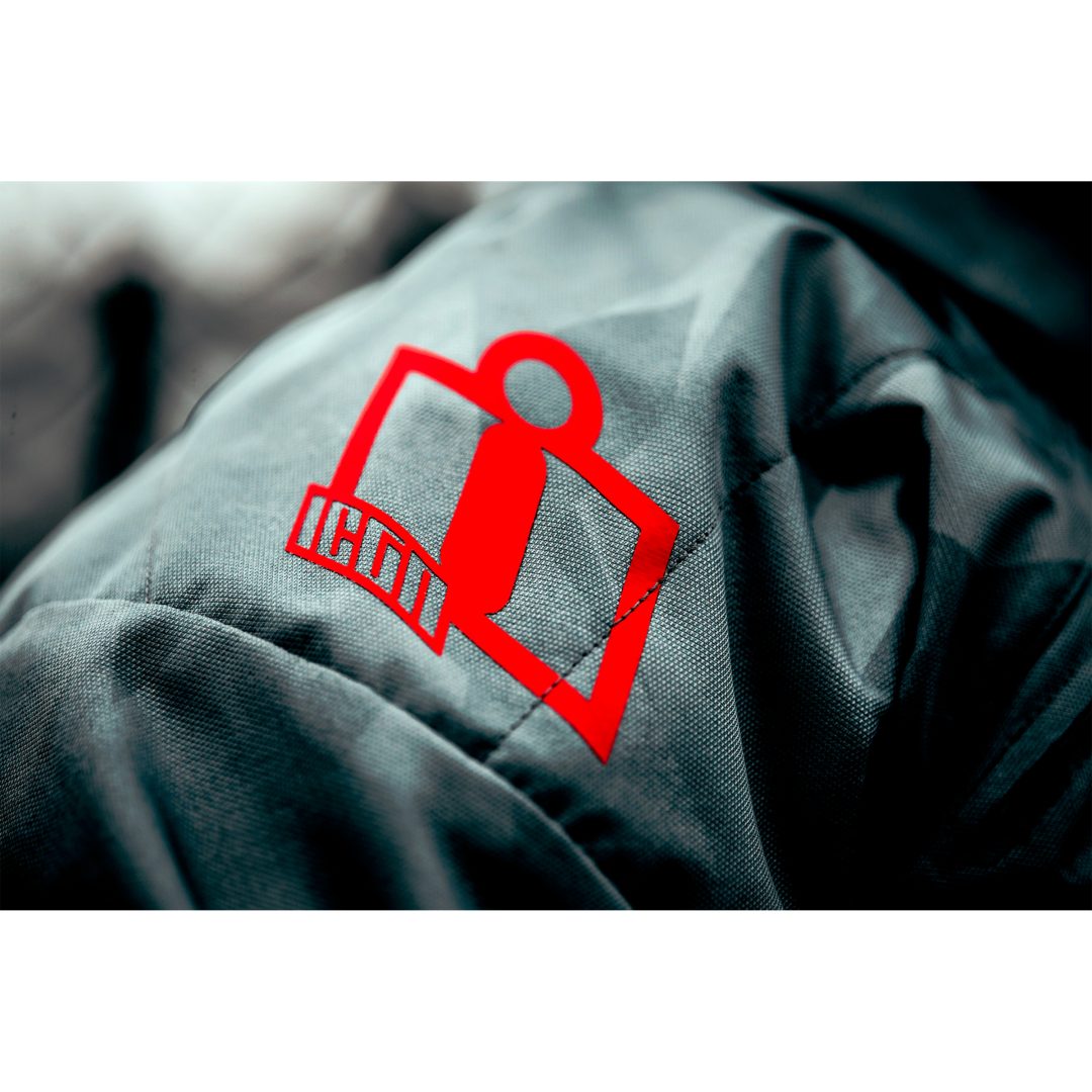 MC-Jakke Airform Battlescar CE Grå ICON XXL – billede 9